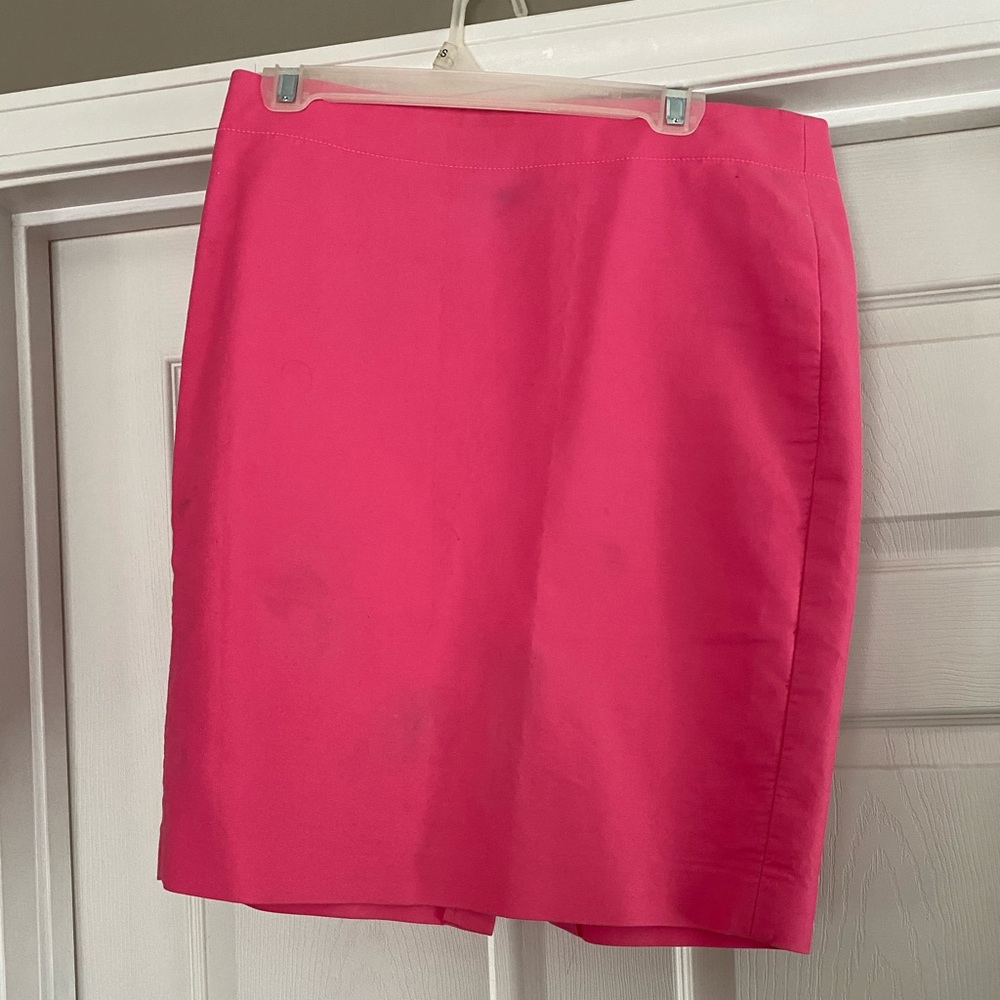 Pink JCrew Pencil skirt